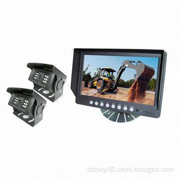 9-inch Reverse Rear-view Monitor Night Vision Camera with 15m IR Distance